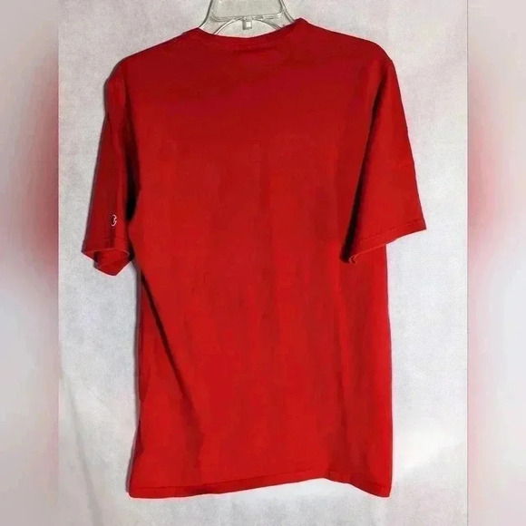 Champion "Big C" logo heavy cotton vintage shirt sz L - Picture 5 of 5